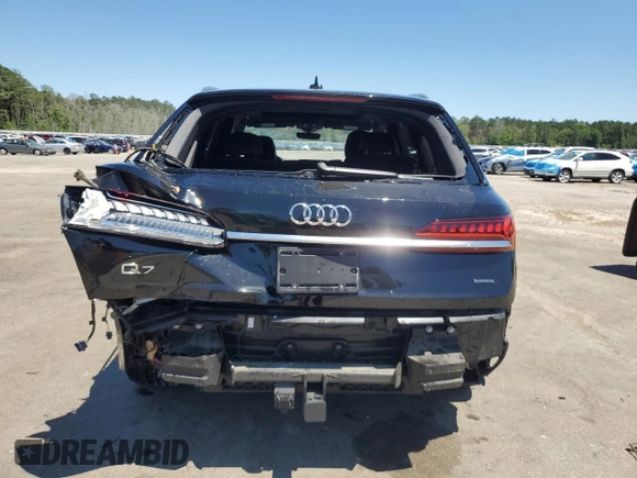 2023 Audi Q7 Premium с VIN WA1ACBF79PD012740, выставлен на аукционе Copart как лот 57715225 с пробегом 37 415 миль миль и Списание • Salvage title. История ставок и продаж доступна на DreamBid. Изображение 6.