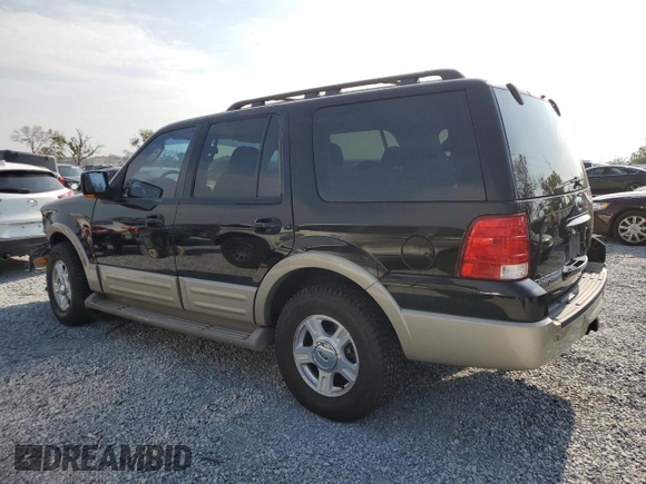 2006 Ford Expedition Eddie Bauer with VIN 1FMPU17596LA91363, listed as a Copart auction lot 55474755 with 127,201 mi miles and Salvage title. Bid and sale history available at DreamBid. Image 2.