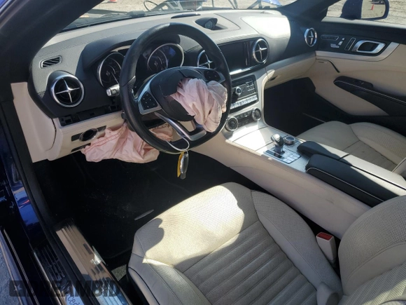 2018 Mercedes-Benz SL 550 with VIN WDDJK7DA0JF053716, listed as a Copart auction lot 38855434 with Not provided miles and . Bid and sale history available at DreamBid. Image 8.