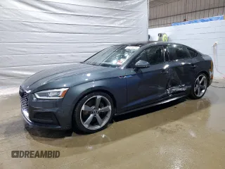 2019 Audi S5 Sportback Premium Plus z VIN WAUB4CF58KA054741, wystawiony jako Copart lot #51676205 z przebiegiem 45 729 mil mil oraz Szkoda całkowita • Salvage title. Historia ofert i sprzedaży dostępna na DreamBid. Obrazek 1.