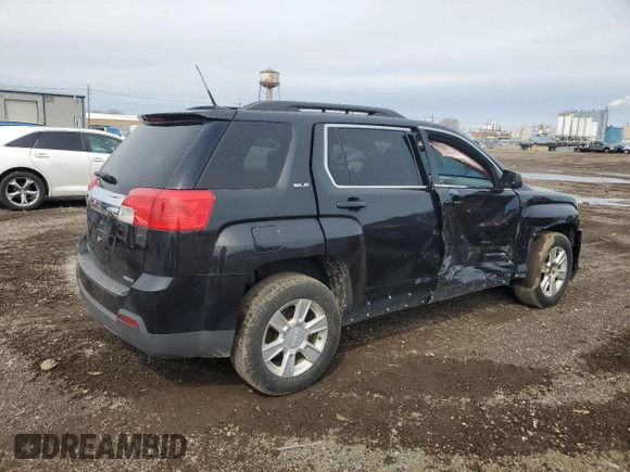 2011 GMC Terrain SLE-2 with VIN 2CTFLTEC2B6370144, listed as a Copart auction lot 51232955 with Not provided miles and Salvage title. Bid and sale history available at DreamBid. Image 3.
