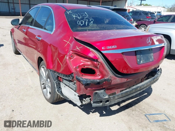 2019 Mercedes-Benz C 300 with VIN 55SWF8DBXKU310078, listed as a IAAI auction lot 41716143 with 55,609 mi miles and . Bid and sale history available at DreamBid. Image 6.