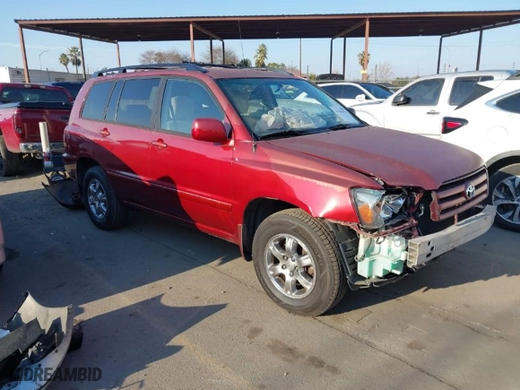 2006 Toyota Highlander w/3rd Row with VIN JTEDP21A060106758, listed as a IAAI auction lot 41441477 with 154,143 mi miles. Bid and sale history available at carsss.com. Image 1.