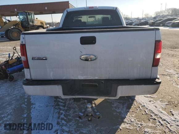 2007 Ford F-150 STX with VIN 1FTRX14W27FB66003, listed as a Copart auction lot 42563555 with 255,302 mi miles and Salvage Title. Bid and sale history available at carsss.com. Image 6.