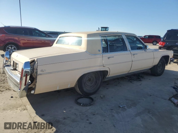 1988 Cadillac Brougham z VIN 1G6DW51Y9J9710161, wystawiony jako Copart lot #87093424 z przebiegiem 59 519 mil mil oraz Czysty tytuł • Clean title. Historia ofert i sprzedaży dostępna na DreamBid. Obrazek 3.