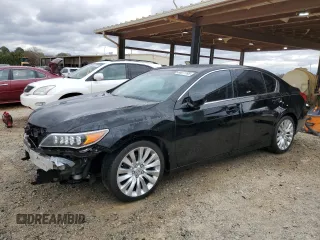 2015 Acura RLX Advance Pkg with VIN JH4KC1F94FC000522, listed as a Copart auction lot 50071195 with 109,177 mi miles and Salvage Title. Bid and sale history available at carsss.com. Image 1.