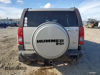 2006 Hummer H3 with VIN 5GTDN136X68191101, listed as a Copart auction lot 80389764 with 167,687 mi miles and Non Repairable. Bid and sale history available at carsss.com. Image 6.