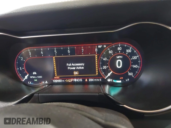 2018 Ford Mustang EcoBoost Premium with VIN 1FATP8UH2J5156459, listed as a IAAI auction lot 41963538 with 109,450 mi miles and . Bid and sale history available at carsss.com. Image 7.