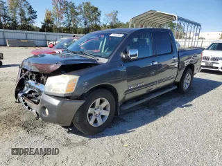 2007 Nissan Titan SE with VIN 1N6BA07A57N241700, listed as a Copart auction lot 76019964 with 127,087 mi miles and Salvage title. Bid and sale history available at DreamBid. Image 1.