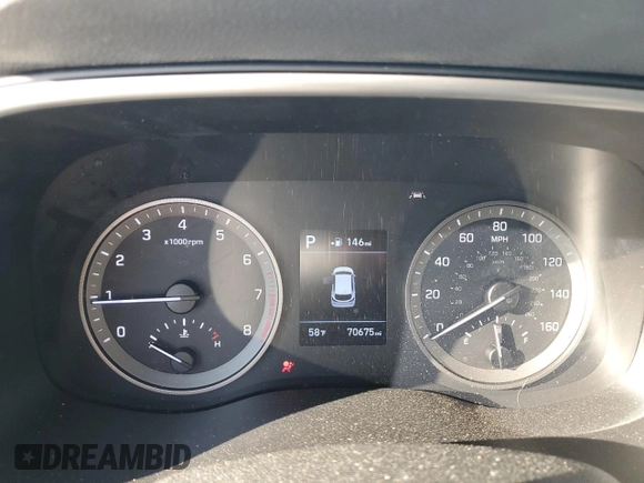 2021 Hyundai Tucson Value with VIN KM8J33A46MU395875, listed as a Copart auction lot 48708455 with 70,675 mi miles and Salvage Title. Bid and sale history available at carsss.com. Image 9.