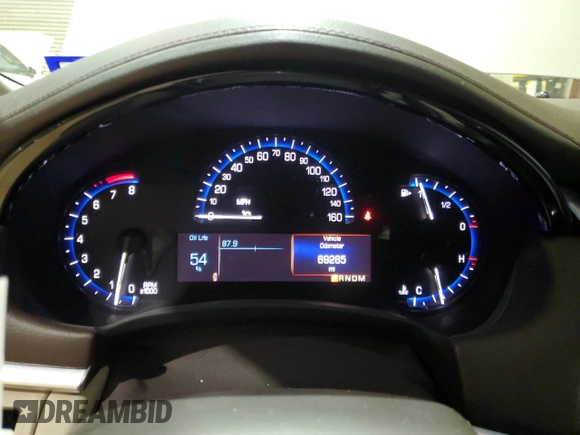2016 Cadillac XTS Luxury Collection with VIN 2G61M5S33G9102053, listed as a Copart auction lot 46541965 with 69,285 mi miles and Salvage title. Bid and sale history available at DreamBid. Image 9.