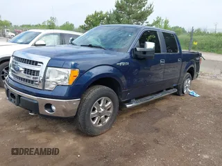 2014 Ford F-150 XL with VIN 1FTFW1EF5EFA92495, listed as a IAAI auction lot 42489452 with 155,654 mi miles and . Bid and sale history available at DreamBid. Image 2.