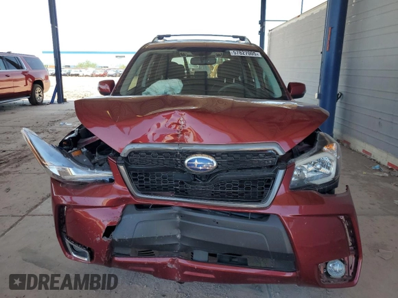 2016 Subaru Forester XT Touring with VIN JF2SJGXCXGH441792, listed as a Copart auction lot 57827005 with 37,677 mi miles and Salvage title. Bid and sale history available at DreamBid. Image 5.