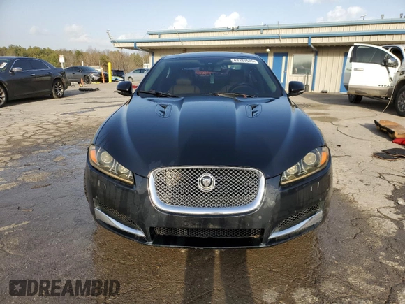2012 Jaguar XF Portfolio with VIN SAJWA0HBXCLS24703, listed as a Copart auction lot 43380585 with 0 mi miles and Salvage Title. Bid and sale history available at carsss.com. Image 5.