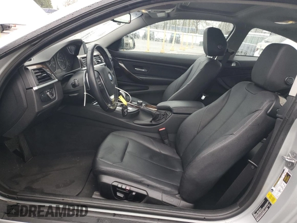 2015 BMW 4 Series 428i with VIN WBA3N7C55FK225457, listed as a Copart auction lot 43988995 with 75,879 mi miles and Salvage Title. Bid and sale history available at DreamBid. Image 7.
