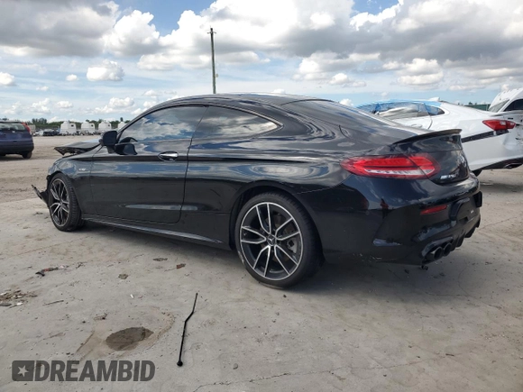 2020 Mercedes-Benz C 43 AMG z VIN WDDWJ6EB1LF950170, wystawiony jako Copart lot #76059634 z przebiegiem 52 925 mil mil oraz Szkoda całkowita • Salvage title. Historia ofert i sprzedaży dostępna na DreamBid. Obrazek 2.