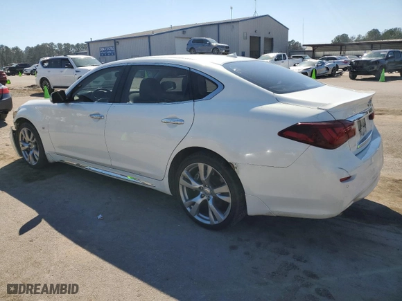 2015 Infiniti Q70L with VIN JN1BY1PP6FM600438, listed as a Copart auction lot 47404415 with 258,348 mi miles and Salvage Title. Bid and sale history available at carsss.com. Image 2.