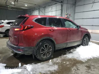 2022 Honda CR-V EX with VIN 2HKRW2H59NH667306, listed as a Copart auction lot 44600885 with 31,646 mi miles and Salvage Title. Bid and sale history available at carsss.com. Image 3.