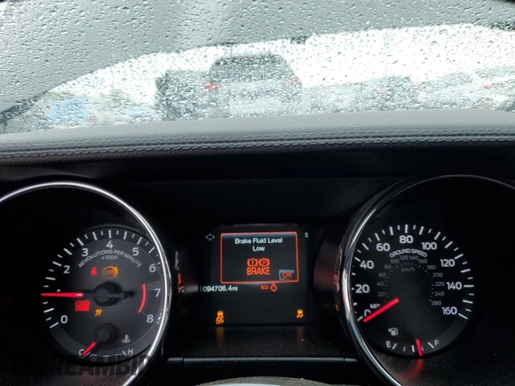 2015 Ford Mustang GT with VIN 1FA6P8CF8F5348585, listed as a Copart auction lot 56290945 with 94,706 mi miles and Salvage title. Bid and sale history available at DreamBid. Image 9.