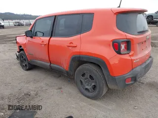 2018 Jeep Renegade Upland with VIN ZACCJBAB9JPJ56911, listed as a IAAI auction lot 41420839 with 48,633 mi miles and . Bid and sale history available at DreamBid. Image 3.