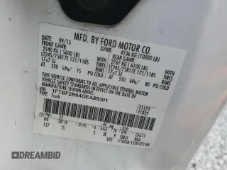 2016 Ford F-250 XLT с VIN 1FTBF2B64GEA89301, выставлен на аукционе Copart как лот 78618824 с пробегом Не указан миль и Списание • Salvage title. История ставок и продаж доступна на DreamBid. Изображение 14.