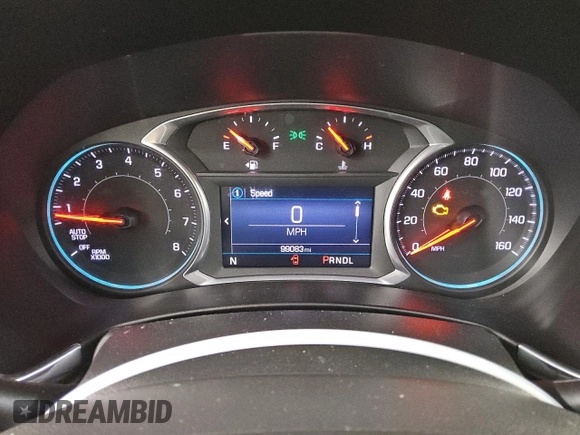 2019 Chevrolet Equinox LT with VIN 2GNAXKEV5K6231381, listed as a Copart auction lot 53091885 with 99,083 mi miles and Clean Title. Bid and sale history available at DreamBid. Image 9.