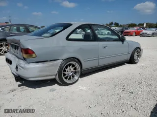 1997 Honda Civic EX with VIN 1HGEJ8143VL043998, listed as a Copart auction lot 51795345 with 129,631 mi miles and Non Repairable. Bid and sale history available at carsss.com. Image 3.