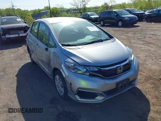 2019 Honda Fit LX with VIN 3HGGK5H44KM750452, listed as a IAAI auction lot 42129934 with 33,254 mi miles. Bid and sale history available at carsss.com. Image 1.