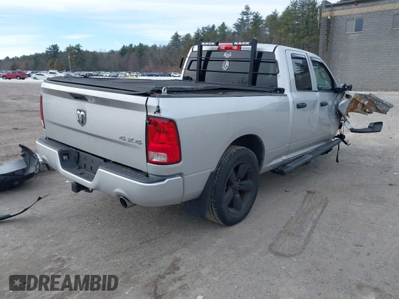 2014 Ram 1500 Express with VIN 1C6RR7FT5ES290990, listed as a IAAI auction lot 41250790 with 133,841 mi miles. Bid and sale history available at carsss.com. Image 4.