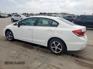 2015 Honda Civic SE z VIN 19XFB2F70FE248303, wystawiony jako Copart lot #59338575 z przebiegiem 134 370 mil mil oraz Szkoda całkowita • Salvage title. Historia ofert i sprzedaży dostępna na DreamBid. Obrazek 2.