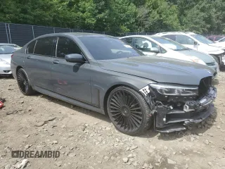 2020 BMW 7 Series 750i xDrive with VIN WBA7U2C07LGJ59228, listed as a Copart auction lot 65456183 with 47,829 mi miles. Bid and sale history available at carsss.com. Image 4.