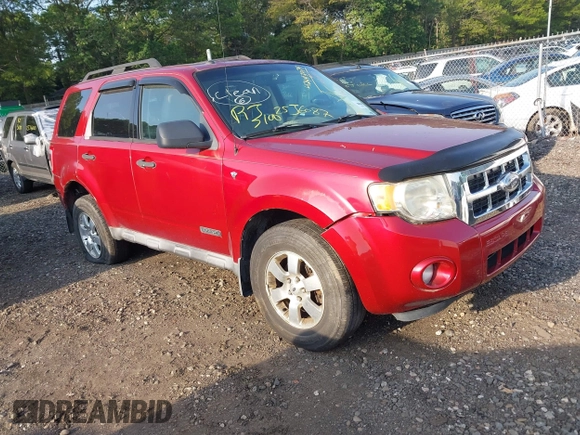 2008 Ford Escape XLT with VIN 1FMCU93198KB91844, listed as a IAAI auction lot 42493079 with Not provided miles and . Bid and sale history available at DreamBid. Image 1.