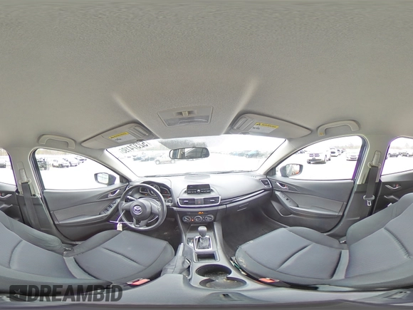 2015 Mazda 3 i SV z VIN JM1BM1T79F1263005, wystawiony jako Copart lot #52374195 z przebiegiem 58 186 mil mil oraz Czysty tytuł • Clean title. Historia ofert i sprzedaży dostępna na DreamBid. Obrazek 13.
