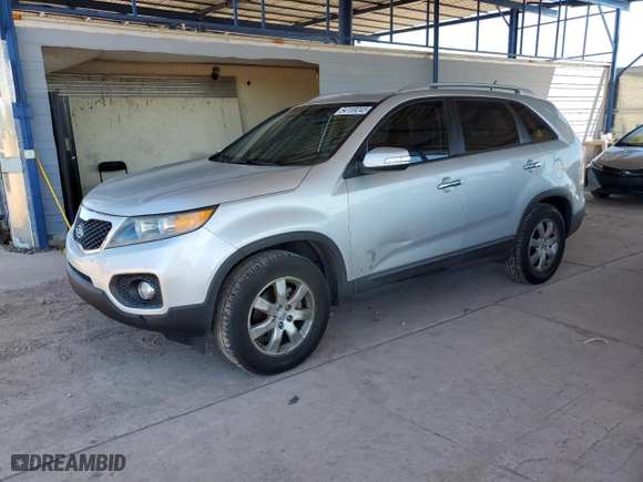 2013 Kia Sorento LX with VIN 5XYKT4A62DG358176, listed as a Copart auction lot 54159245 with 142,367 mi miles and Clean Title. Bid and sale history available at carsss.com. Image 1.
