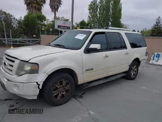 2007 Ford Expedition EL Limited with VIN 1FMFK19557LA45254, listed as a IAAI auction lot 42090464 with 214,144 mi miles. Bid and sale history available at carsss.com. Image 6.
