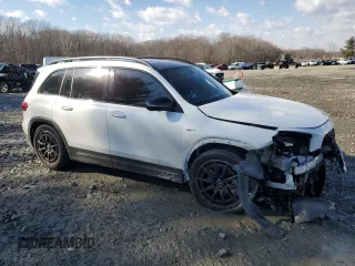 2021 Mercedes-Benz GLB with VIN W1N4M5BB6MW086010, listed as a Copart auction lot 42741805 with 41,017 mi miles and Salvage Title. Bid and sale history available at carsss.com. Image 4.