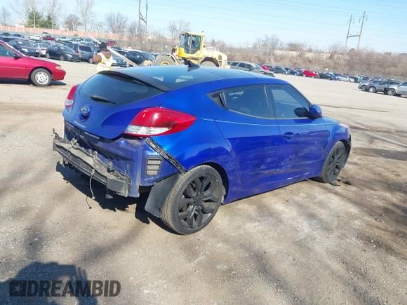 2012 Hyundai Veloster w/Black Int z VIN KMHTC6AD9CU046041, wystawiony jako IAAI lot #41772806 z przebiegiem 110 098 mil mil oraz . Historia ofert i sprzedaży dostępna na DreamBid. Obrazek 4.
