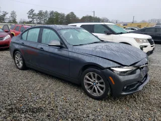 2016 BMW 3 Series 320i with VIN WBA8A9C57GK618858, listed as a Copart auction lot 45157415 with 124,347 mi miles and Salvage Title. Bid and sale history available at carsss.com. Image 4.