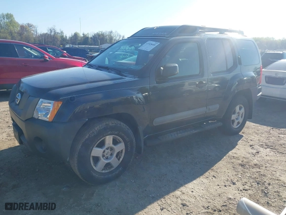 2005 Nissan Xterra S with VIN 5N1AN08W85C645690, listed as a IAAI auction lot 41928408 with 251,563 mi miles. Bid and sale history available at carsss.com. Image 2.