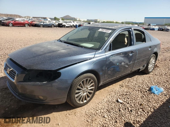 2008 Volvo S80 3.2L with VIN YV1AS982281070771, listed as a Copart auction lot 73641664 with 134,806 mi miles and Salvage Title. Bid and sale history available at carsss.com. Image 1.