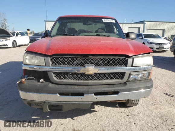 2003 Chevrolet Silverado 1500 with VIN 1GCEK19V63Z287185, listed as a Copart auction lot 73050214 with 198,487 mi miles and Salvage Title. Bid and sale history available at carsss.com. Image 5.