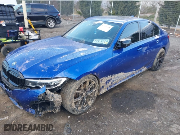 2020 BMW 3 Series M340i xDrive with VIN WBA5U9C00LFH03223, listed as a IAAI auction lot 41020498 with 58,775 mi miles and . Bid and sale history available at DreamBid. Image 17.
