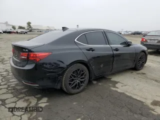 2015 Acura TLX V6 Advance with VIN 19UUB2F7XFA004587, listed as a Copart auction lot 86142474 with 0 mi miles and Salvage Title. Bid and sale history available at carsss.com. Image 3.