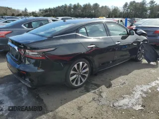 2023 Nissan Maxima Platinum with VIN 1N4AA6FV2PC505995, listed as a Copart auction lot 45787585 with 12,524 mi miles and Salvage title. Bid and sale history available at DreamBid. Image 3.