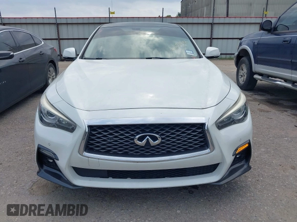 2019 Infiniti Q50 Luxe with VIN JN1EV7AP4KM510863, listed as a IAAI auction lot 42251042 with 54,156 mi miles and . Bid and sale history available at DreamBid. Image 12.