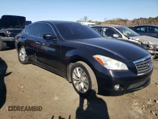 2012 Infiniti M37 with VIN JN1BY1AR2CM393309, listed as a Copart auction lot 76657634 with 109,375 mi miles and Salvage Title. Bid and sale history available at carsss.com. Image 4.