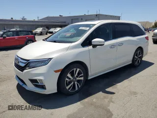 2019 Honda Odyssey Elite z VIN 5FNRL6H95KB053172, wystawiony jako Copart lot #58522695 z przebiegiem 99 331 mil mil oraz Szkoda całkowita • Salvage title. Historia ofert i sprzedaży dostępna na DreamBid. Obrazek 1.