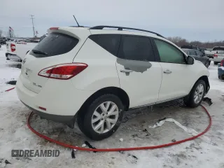2013 Nissan Murano SV with VIN JN8AZ1MW0DW320585, listed as a Copart auction lot 45122655 with 167,494 mi miles and Clean Title. Bid and sale history available at carsss.com. Image 3.
