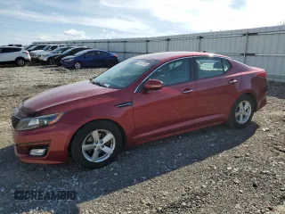 2015 Kia Optima LX with VIN 5XXGM4A70FG487309, listed as a Copart auction lot 50470835 with 96,517 mi miles and Salvage Title. Bid and sale history available at DreamBid. Image 1.
