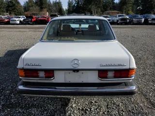 1983 Mercedes-Benz 300 300D-T with VIN WDBAB33A0DB016230, listed as a Copart auction lot 81736564 with Not Provided miles and Salvage Title. Bid and sale history available at carsss.com. Image 6.
